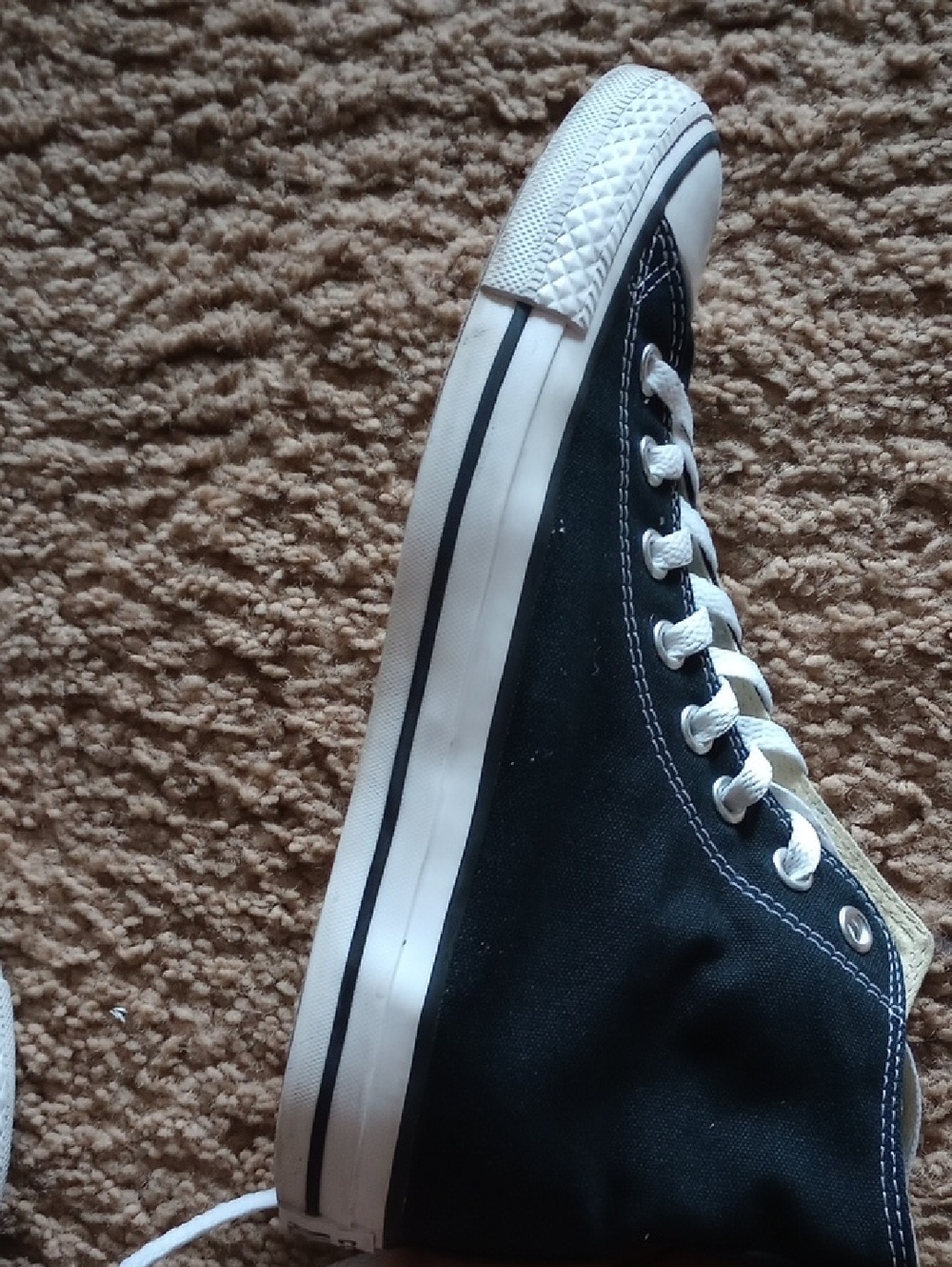 Converse Chuck Taylor All Star High Top Sneakers - Black & White - Picture 12 of 13